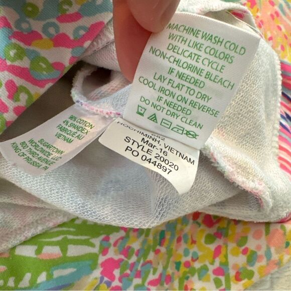 LILLY PULITZER Leona Jacket Size XS Colorful Preppy Spring Vacation Cotton - Picture 8 of 10